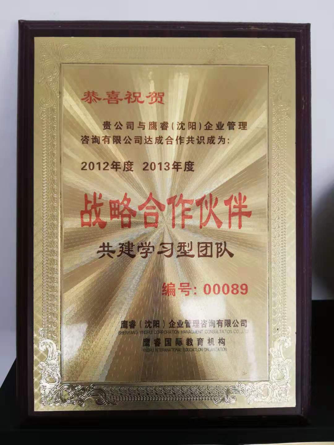 鹰睿企业管理咨询有限公司战略合作伙伴